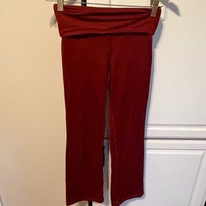 No Comment Kids Red Leggings, Medium